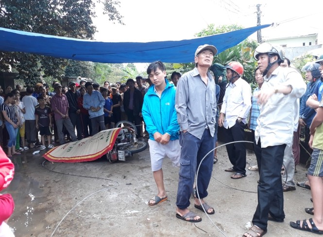Người đàn ông ở Quảng Nam bị dây điện đứt rơi trúng người tử vong tại chỗ - ảnh 1