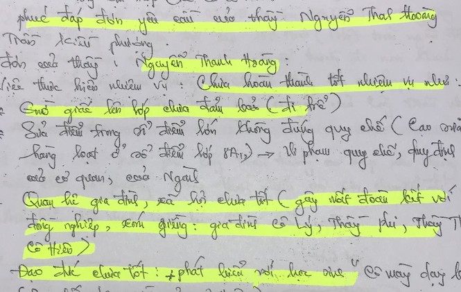 Mới nhất vụ nữ giáo viên bị buộc thôi việc: Yêu cầu rút lại quyết định - ảnh 2