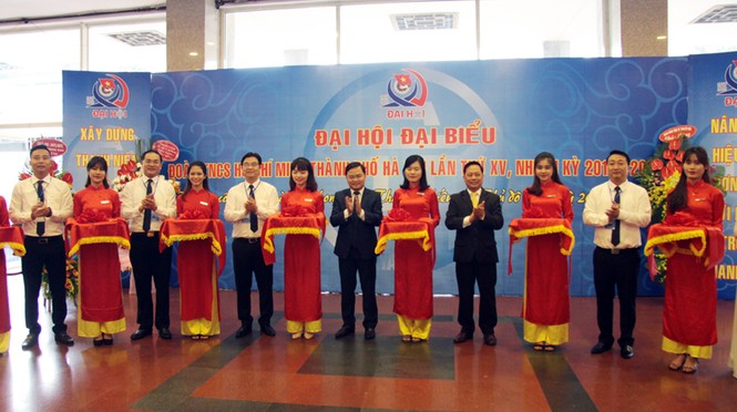 Những hình ảnh ấn tượng của Đại hội Đoàn TP Hà Nội lần thứ XV - ảnh 1