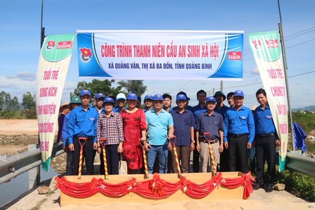 T.Ư Đoàn khởi công xây dựng cầu an sinh xã hội hơn 2 tỷ đồng - ảnh 1