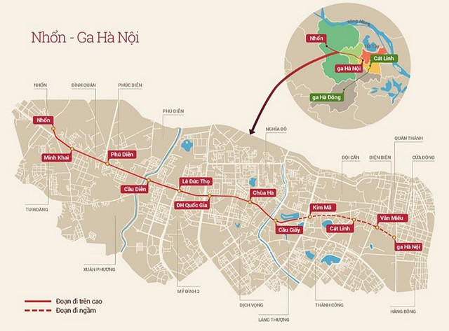 Lo ngại đường sắt đô thị số 2 'xâm phạm không gian văn hóa' - ảnh 1