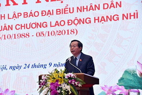 Báo Đại biểu Nhân dân nhận Huân chương Lao động hạng Nhì - ảnh 2
