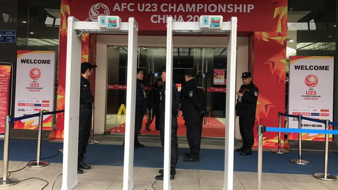 An ninh tăng cường trước trận U23 Việt Nam- U23 Qatar - ảnh 5