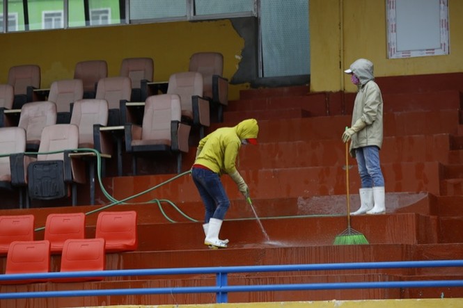 Sân Hàng Đẫy sẵn sàng cho trận tranh Siêu cúp Quốc gia - ảnh 12