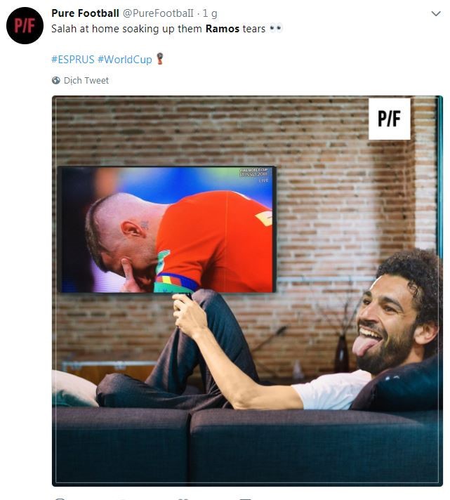 Ngôi sao Salah 'đá xoáy' Ramos sau khi Tây Ban Nha bị loại? - ảnh 1