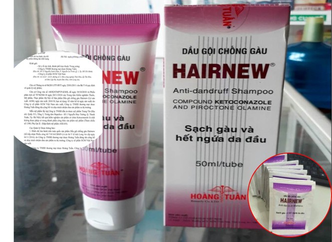 Cục Quản lý Dược: Đình chỉ lưu hành trên toàn quốc Dầu gội chống gàu Hainew - ảnh 1