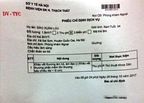 Bị rách tay, nam thanh niên được bác sĩ chỉ định khâu... âm đạo - ảnh 1