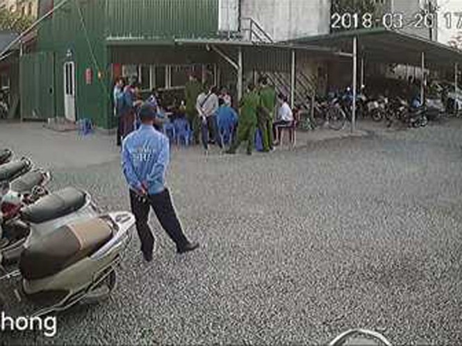 Vụ dọa giết Phó trưởng Công an quận: Triệu tập 8 bảo vệ bãi trông xe - ảnh 1