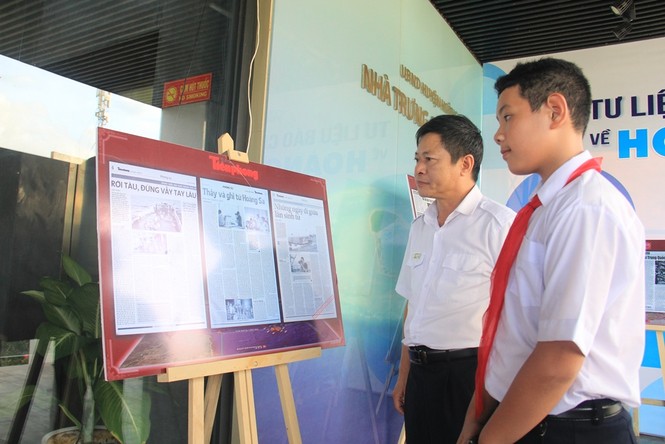 Tiền Phong góp mặt trong Triển lãm tư liệu báo chí về Hoàng Sa - ảnh 1