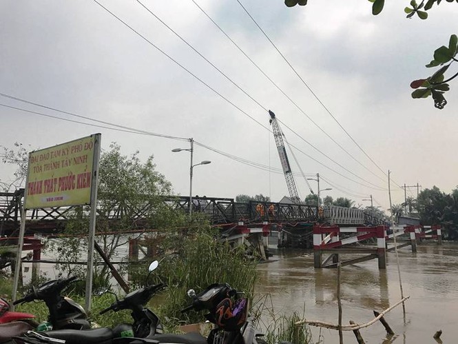 sập cầu Long Kiểng - ảnh 1