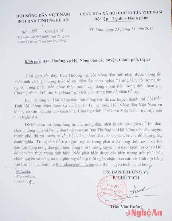 Ngăn chặn hoạt động bất hợp pháp của Trung tâm hỗ trợ người nghèo - ảnh 1