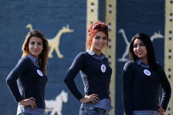 Mục kích những thí sinh liều mình thi... hoa hậu Iraq - ảnh 7