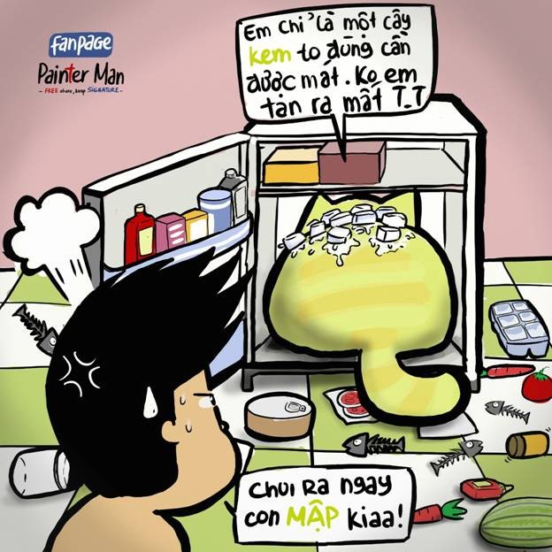 Tránh nóng kiểu... chú mèo “Lắm Lông” - ảnh 3