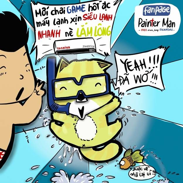 Tránh nóng kiểu... chú mèo “Lắm Lông” - ảnh 5