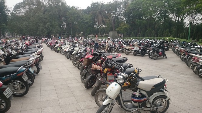 Hà Nội: Tắc đường tại Lễ hội hoa anh đào - ảnh 15