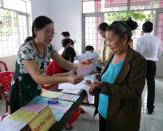 Đắk Lắk: Đồng bào các dân tộc phấn khởi đi bầu cử - ảnh 4