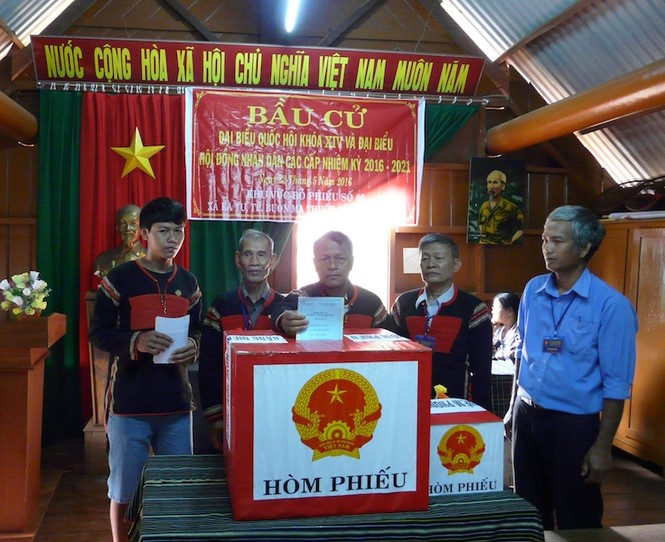 Đắk Lắk: Đồng bào các dân tộc phấn khởi đi bầu cử - ảnh 5