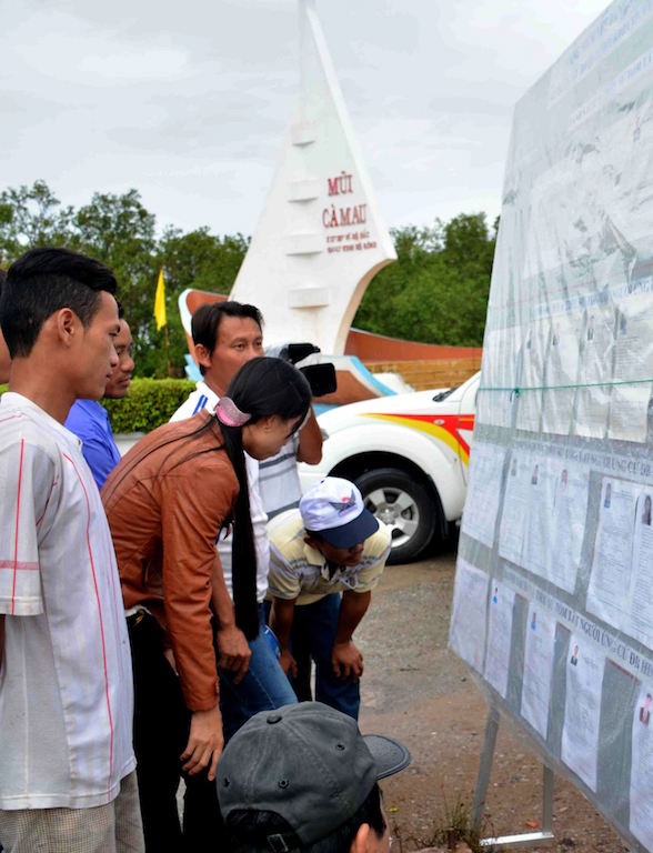 Cà Mau: Cử tri vùng rừng đước dùng xuồng đi bầu cử - ảnh 2