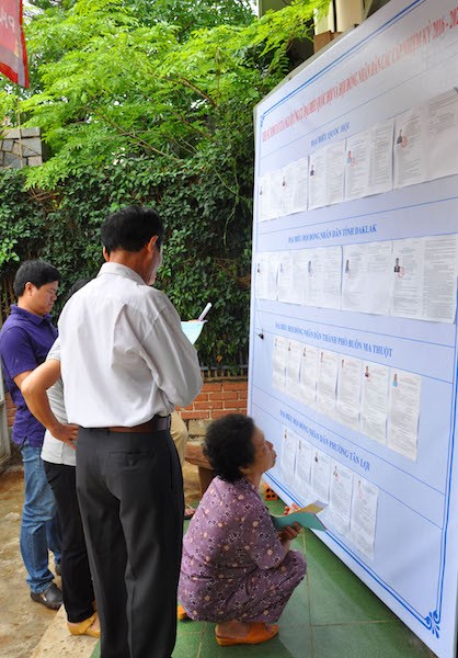 Đắk Lắk: Đồng bào các dân tộc phấn khởi đi bầu cử - ảnh 7
