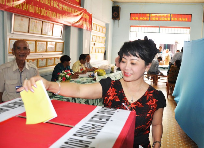 Đắk Lắk: Đồng bào các dân tộc phấn khởi đi bầu cử - ảnh 10
