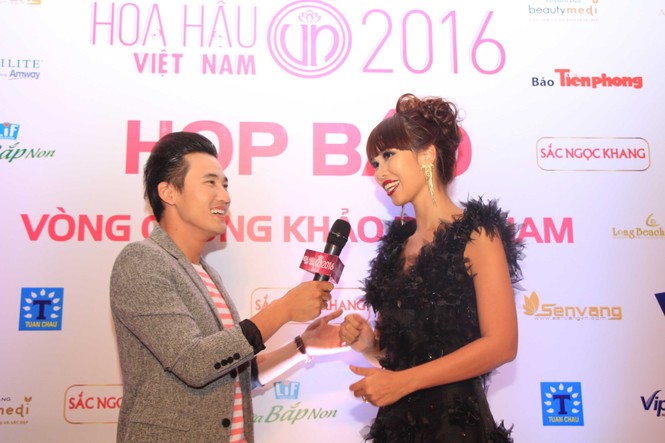 Dàn Hoa hậu, người đẹp đổ bộ họp báo Hoa hậu Việt Nam 2016 - ảnh 7