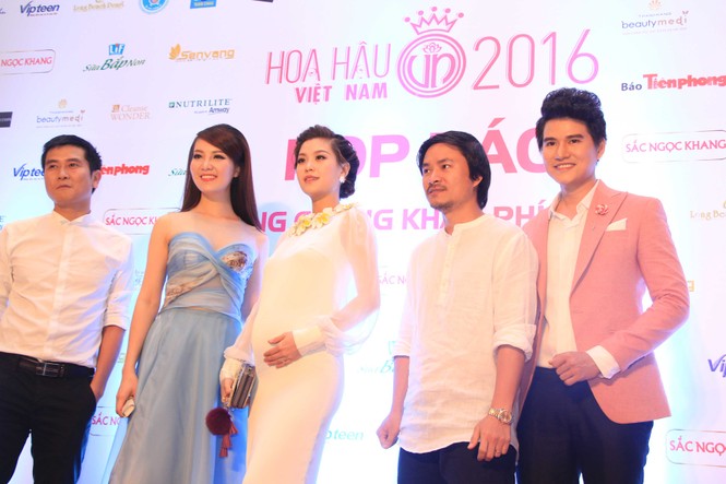 Dàn Hoa hậu, người đẹp đổ bộ họp báo Hoa hậu Việt Nam 2016 - ảnh 15