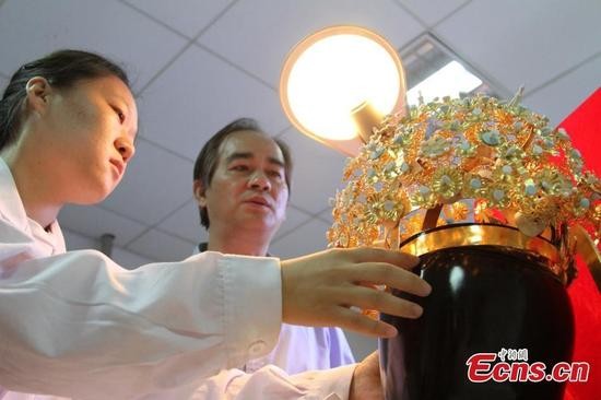 Tái hiện vương miện xa hoa của hoàng hậu nhà Tùy - ảnh 2