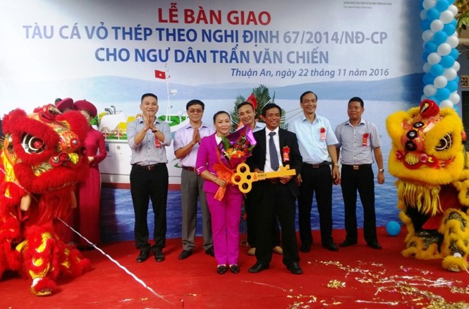 TT- Huế có tàu đánh cá vỏ thép đầu tiên trị giá hơn 18 tỷ - ảnh 1