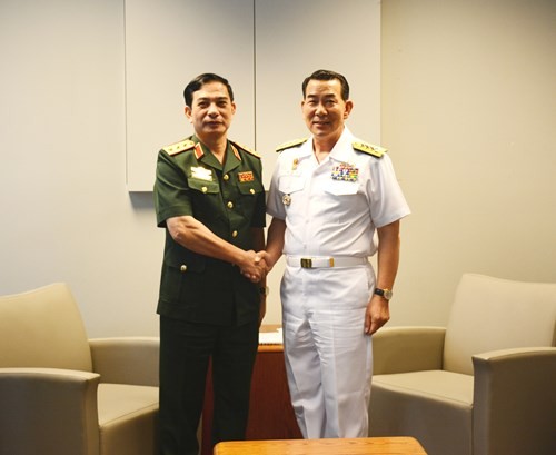 Thượng tướng Phan Văn Giang gặp gỡ các Tư lệnh châu Á-Thái Bình Dương - ảnh 4