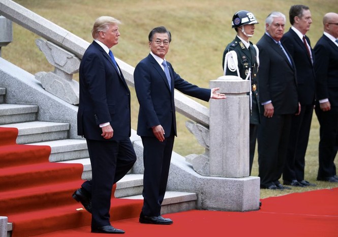 Tổng thống Trump hy vọng không phải dùng biện pháp quân sự với Triều Tiên - ảnh 4