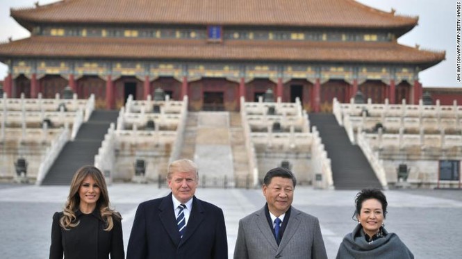 Thăm Trung Quốc, Tổng thống Trump được mời dùng bữa tại Tử Cấm Thành - ảnh 4