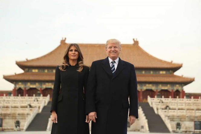 Thăm Trung Quốc, Tổng thống Trump được mời dùng bữa tại Tử Cấm Thành - ảnh 6