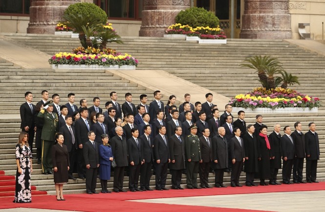 Lễ đón đặc biệt Tổng thống Donald Trump ở Trung Quốc - ảnh 3