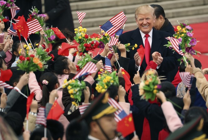 Lễ đón đặc biệt Tổng thống Donald Trump ở Trung Quốc - ảnh 2
