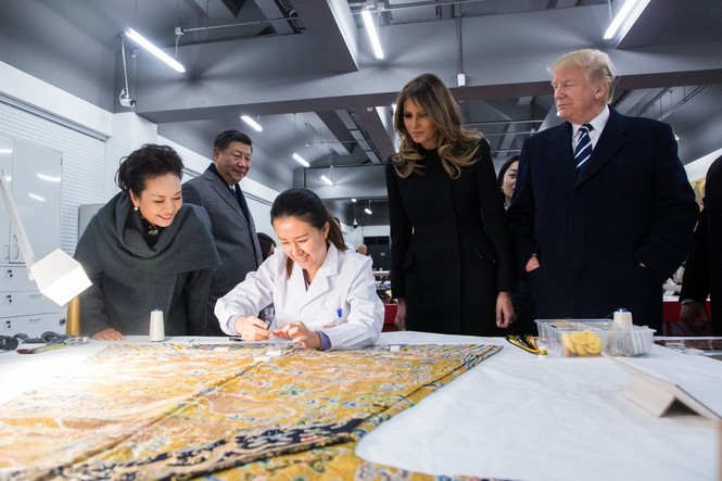 Lễ đón đặc biệt Tổng thống Donald Trump ở Trung Quốc - ảnh 11