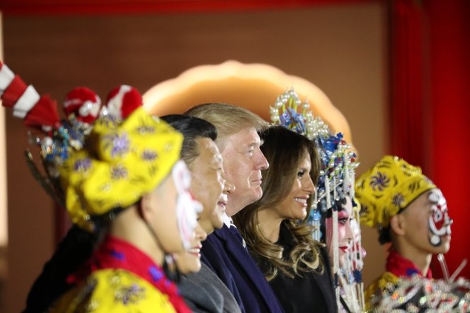 Lễ đón đặc biệt Tổng thống Donald Trump ở Trung Quốc - ảnh 8