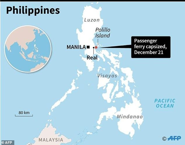 Lật phà chở 251 người ở Philippines, nhiều người thiệt mạng - ảnh 1