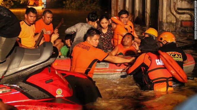 Tận thấy Philippines tan hoang do siêu bão Tembin - ảnh 11