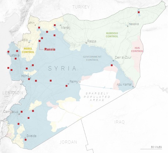 Ai ủng hộ Mỹ, ai về phe Nga trên chiến trường Syria? - ảnh 3
