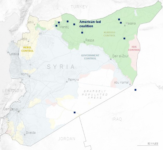 Ai ủng hộ Mỹ, ai về phe Nga trên chiến trường Syria? - ảnh 2