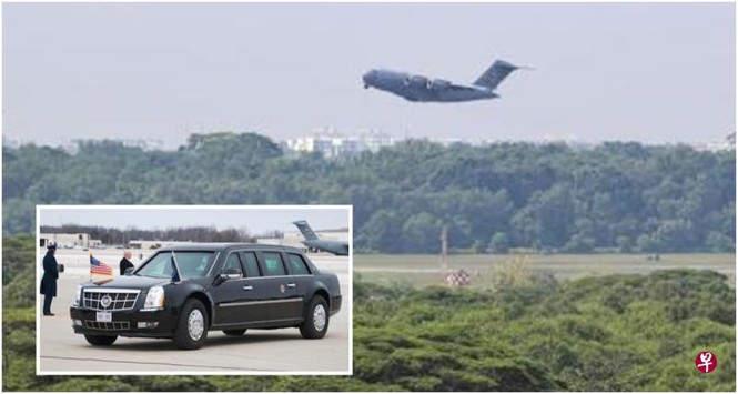 Tối Chủ nhật, Tổng thống Mỹ Trump đến Singapore - ảnh 1