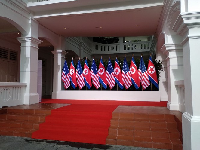 Ông Kim Jong-un: 'Thế giới ngỡ khoảnh khắc này như bộ phim viễn tưởng' - ảnh 35