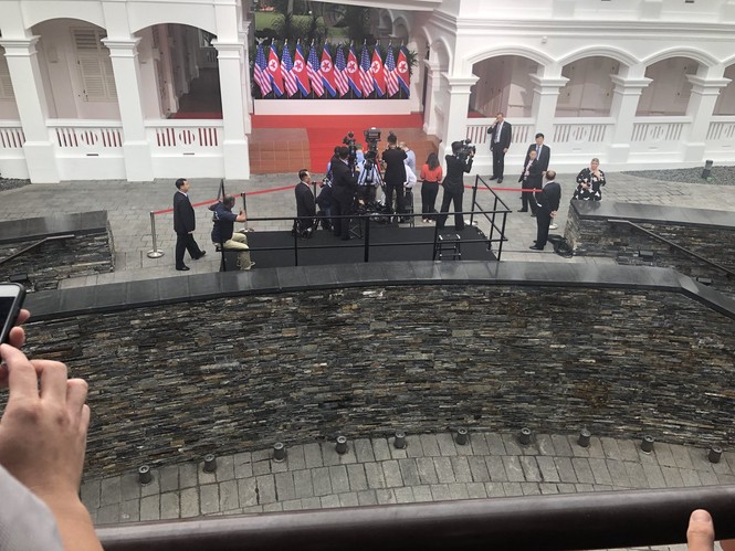 Ông Kim Jong-un: 'Thế giới ngỡ khoảnh khắc này như bộ phim viễn tưởng' - ảnh 31