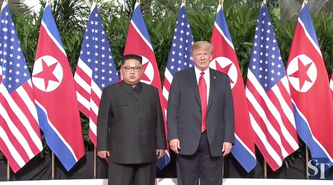 Ông Kim Jong-un: 'Thế giới ngỡ khoảnh khắc này như bộ phim viễn tưởng' - ảnh 28