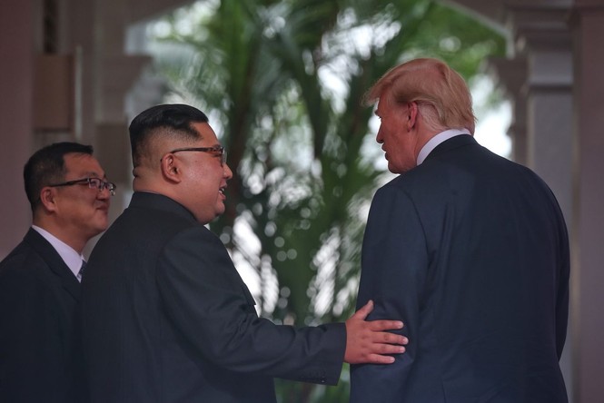 Ông Kim Jong-un: 'Thế giới ngỡ khoảnh khắc này như bộ phim viễn tưởng' - ảnh 13