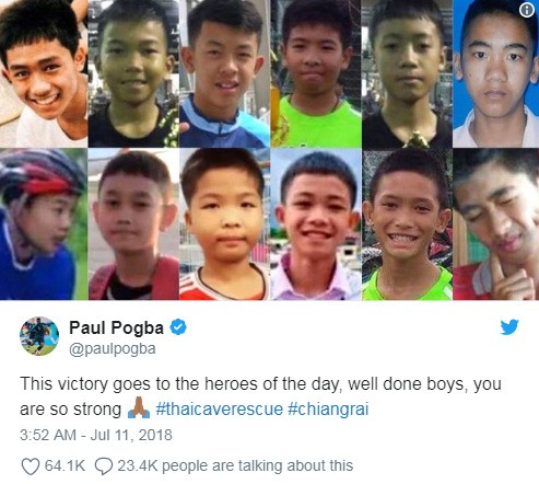 Paul Pogba dành tặng chiến thắng của ĐT Pháp cho đội bóng Thái Lan - ảnh 1