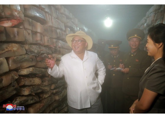 Thăm trại cá, ông Kim Jong-un khen cá trê nhìn giống… thỏi vàng - ảnh 11