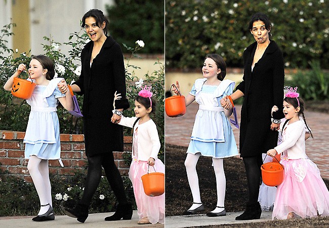 Con gái Tom Cruise nhí nhảnh sắm đồ Halloween cùng mẹ - ảnh 6