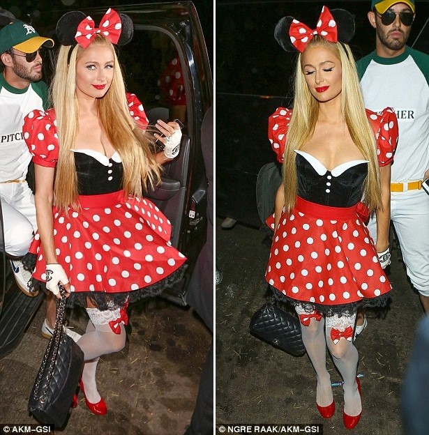 Paris Hilton hóa 'nàng chuột' quyến rũ đón Halloween - ảnh 3