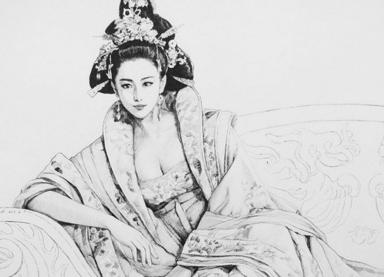 Ngỡ ngàng loạt hình vẽ chân dung sao phim 'Võ Tắc Thiên' - ảnh 8